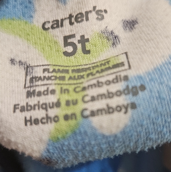 Carter's Toddler Boy Sleeper Size 5T - Picture 3 of 4